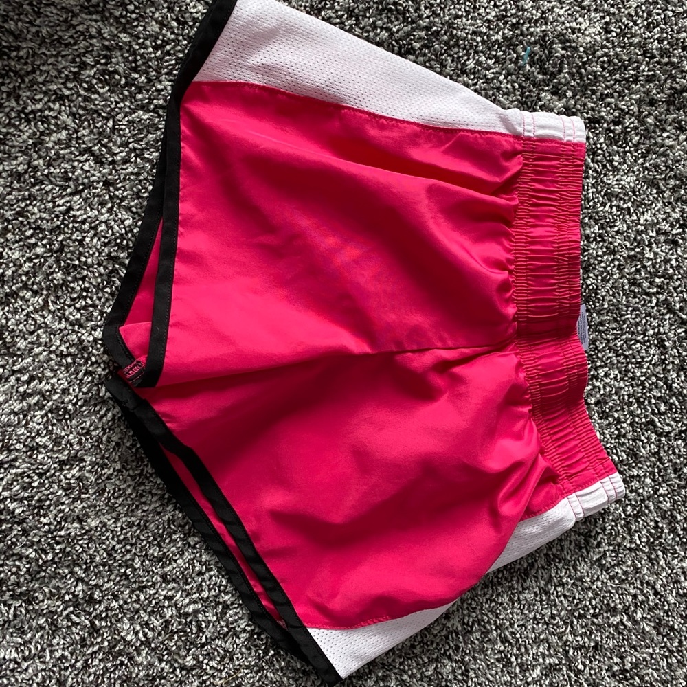 Athletic pink kids shorts!